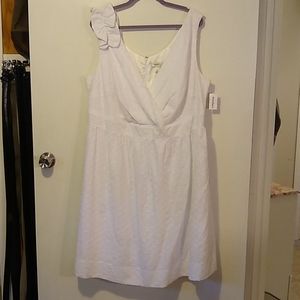 Dressbarn White eyelet dress